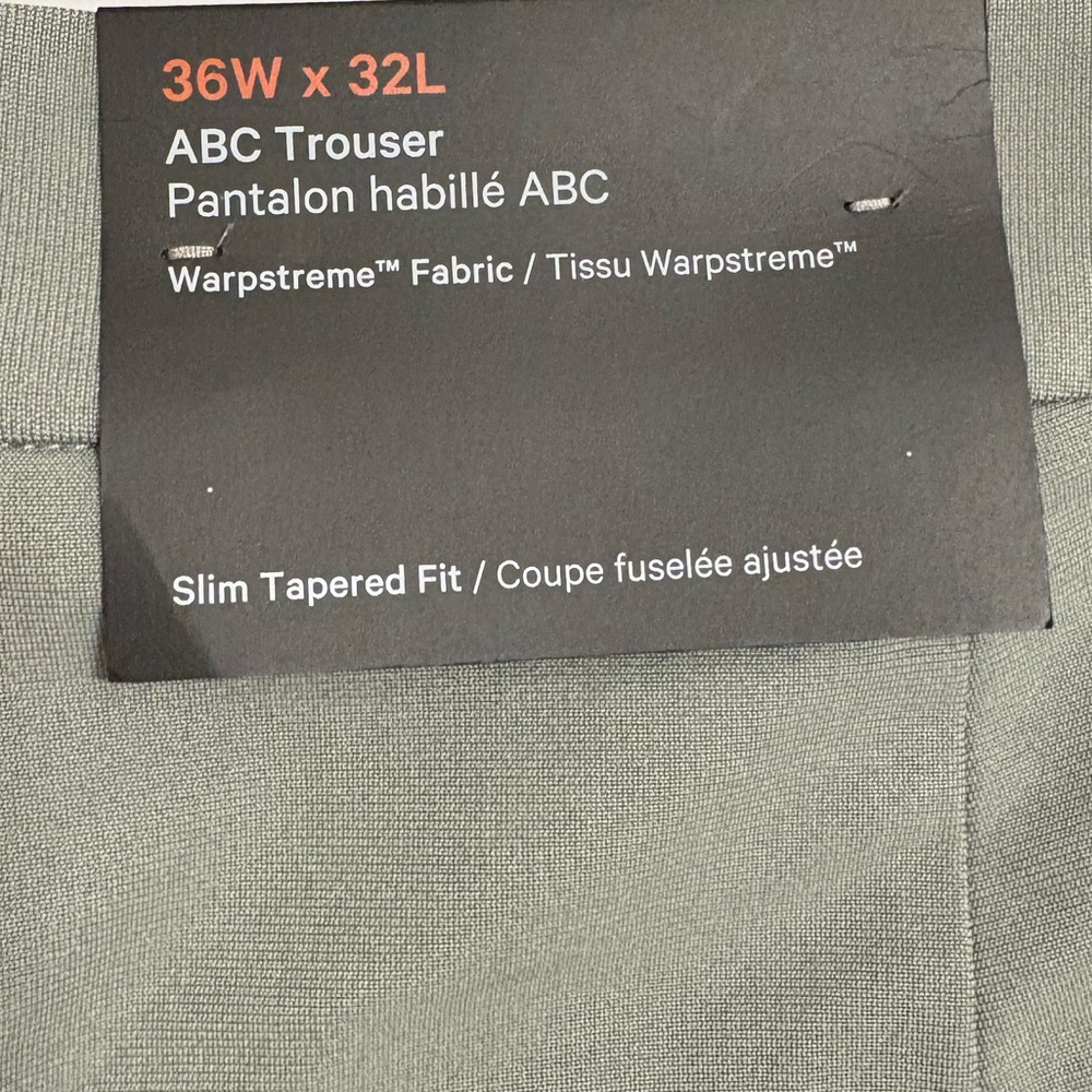 Lululemon Men’s ABC Slim Fit Trousers - BRAND NEW WITH TAGS - Picture 11 of 11